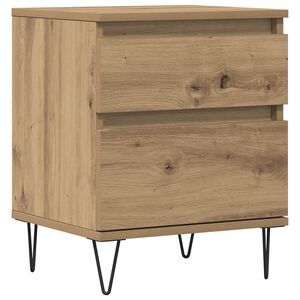 vidaXL &ouml;&ouml;kapp Artisan tamm 40x35x50 cm ehituspuit