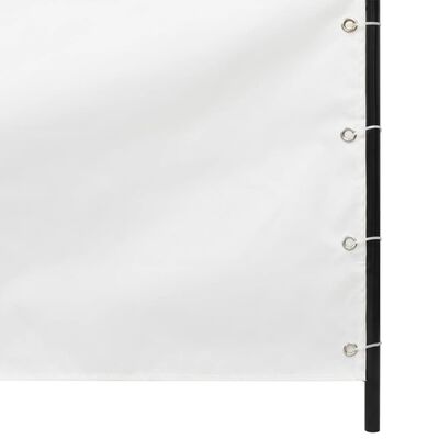 vidaXL rõdusirm, valge, 100 x 240 cm, Oxfordi kangas