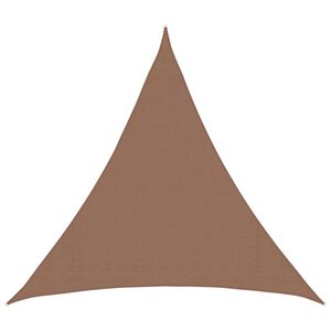 vidaXL P&auml;ikesetelgi sail Pruunikashall 2 x 2 x 2 m HDPE