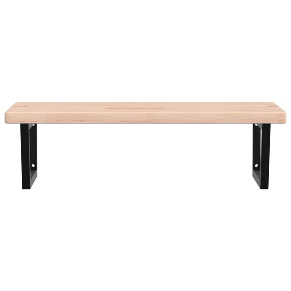 vidaXL seinale kinnitatav valamuriiul, teras ja tammepuit