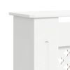 vidaXL MDF radiaatorikate, valge, 205 cm