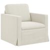 vidaXL Diivan cream 78 x 78 x 80 cm Samet