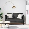 vidaXL Loveseat diivan must 110 cm kunstnahk