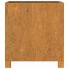 vidaXL jalgadega taimekastid, 2 tk, rooste, 40x40x40 cm, Corten teras