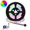 vidaXL LED Ribad 12 pcs Must ja l&auml;bipaistev 750 mm Vask ja plastik