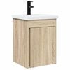 vidaXL Vannitoa vanity&uuml;ksus segistiga Sonoma tamm 42 x 40 x 74,5 cm