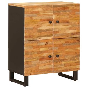 vidaXL K&otilde;rvalkapp ladustamisega Pruun 60 x 33 x 75 cm Tugev mango puu