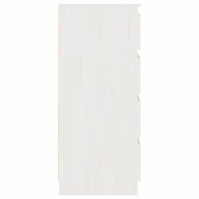vidaXL kummut, valge, 60 x 36 x 84 cm, männipuit