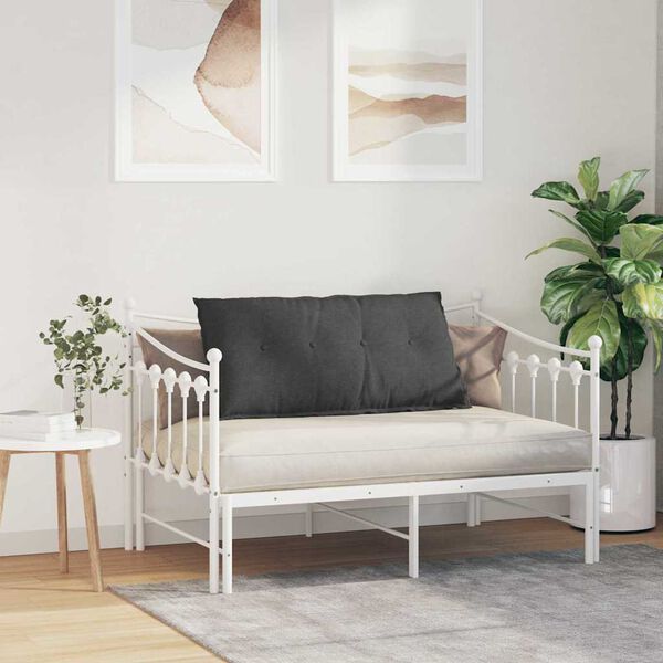 vidaXL Seljatugi padi Tumehall 100 x 50 cm Korter kangas