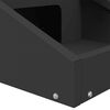 vidaXL Jõhvikate söötja Must 28 x 30 x 80 cm Külmvalsitud teras