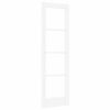 vidaXL Siseuks ORKDAL Valge primitud 61 x 198,5 cm