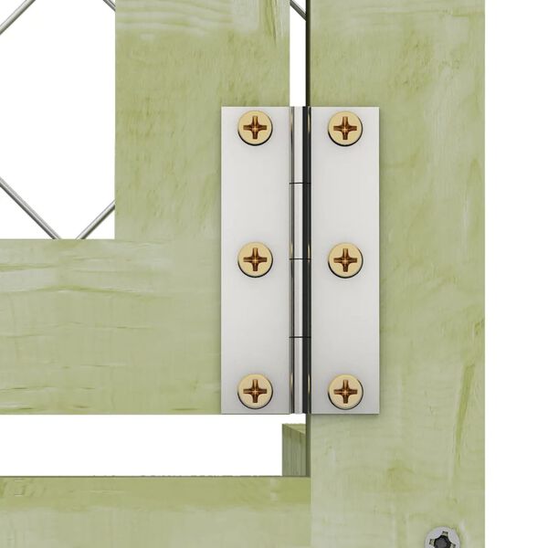 vidaXL kanakuut, 200x400x200 cm, immutatud m&auml;nnipuit