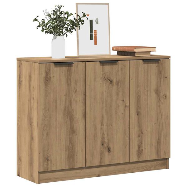vidaXL puhvetkapp Artisan Oak 90,5x30x70 cm Engineered Wood