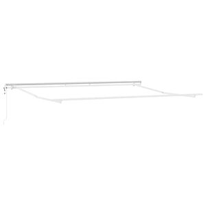 vidaXL Kailastud raam Valge 500 &times; 300 cm Alumiinium