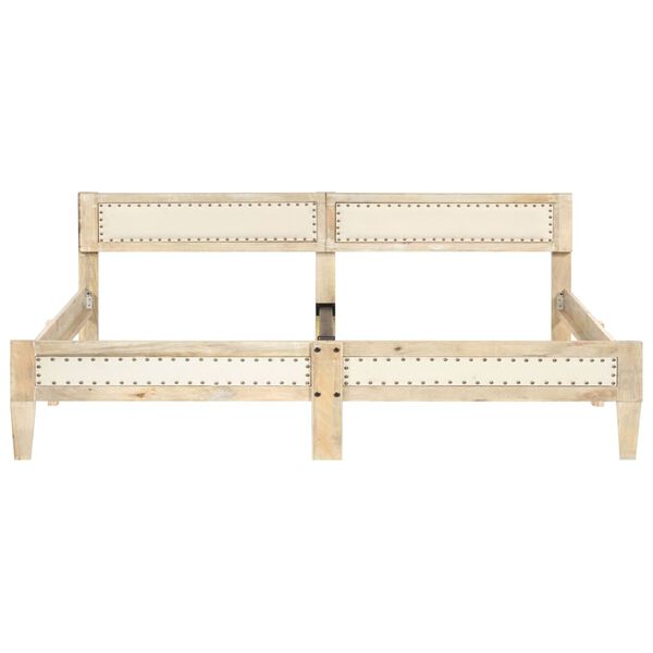 vidaXL voodiraam tugevast mangopuidust, 200 cm