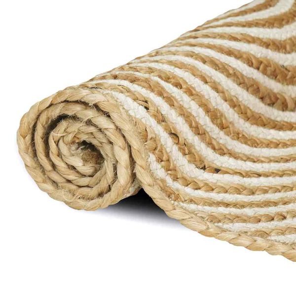 vidaXL Kild Looduslik ja Valge 60 x 250 cm dužuut