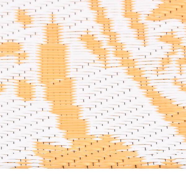 vidaXL välivaip ARAKIL Kollane 140x200 cm PP