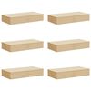 vidaXL Salvestuskarp 6 pcs Kreemjas 100 x 50 x 18 cm