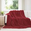 vidaXL Pleedi pleed Bordeaux punane 240 x 220 cm Fliis