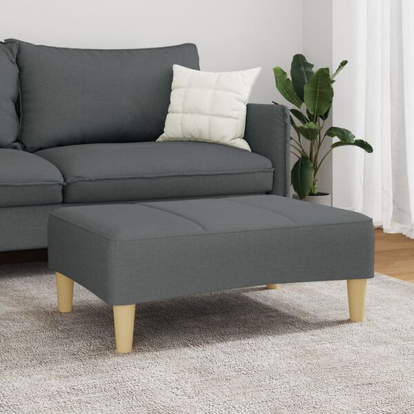 vidaXL jalapink, tumehall, 77x55x31 cm, samet