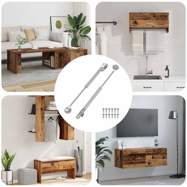 vidaXL H&uuml;drauliline gaasi vedru 2 pcs H&otilde;bedane 280 x 17 x 16 mm