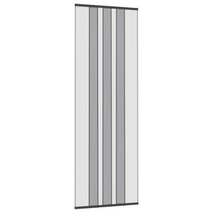 vidaXL Sissetungijate uksescreen v&otilde;rkkardina Must pol&uuml;ester