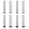 vidaXL Maatrikse posti 44 pcs Hall 200 cm Pulberv&auml;rvitud teras