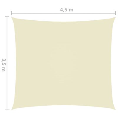 vidaXLi oxford-kangast päikesepuri ristkülikukujuline 3,5x4,5 m