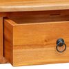 vidaXL Konsoollaud Neutraalne 50,5 x 30 x 75,5 cm Tugev Mahagoni Puit