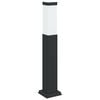 vidaXL pollarvalgusti 50 cm must IP44