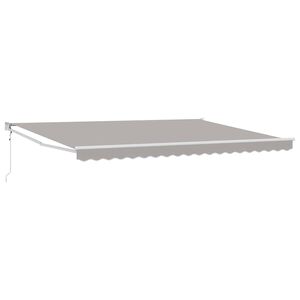 vidaXL Varikatus Helehall 450 x 300 x 165 cm Pol&uuml;ester ja metall