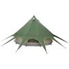 vidaXL Teepee telk katusega Roheline ja Hall 600 x 600 x 347 cm