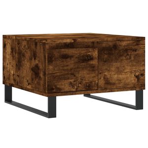 vidaXL kohvilaud, suitsutatud tamm, 55x55x36,5 cm, tehispuit