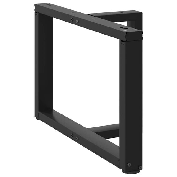 vidaXL kohvilaua jalad T-kujulised 2 tk mustad 70 x 25 x (42-43) cm terasest