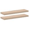 vidaXL seinariiulid 2 tk 80x23,5x4 cm tehispuit