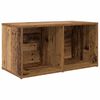 vidaXL Telerikapi komplekt 72 x 35 x 37 cm Pruun Tehispuit