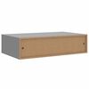 vidaXL sahtliga seinariiul, hall 40x23,5x10 cm MDF