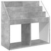 vidaXL Laste Raamatuhind Betoonhall 72,5 x 29,5 x 69 cm Tehispuit