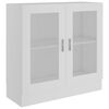 vidaXL vitriinkapp valge 82,5 x 30,5 x 80 cm tehispuit