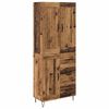 vidaXL K&otilde;rgushein sahtliga Vana puit 69,5 x 34 x 180 cm Tehispuit