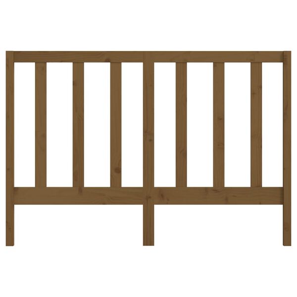 vidaXL voodipeats, meepruun, 146 x 4 x 100 cm, m&auml;nnipuit