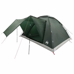 vidaXL Telkimise telk katusega Armee rohelis 335 x 275 x 180 cm