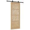 vidaXL Libisev uks ORKDAL Naturaalne 83 x 211 cm Toekas m&auml;nnipuit