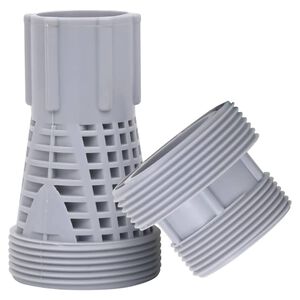 vidaXL 2-osalised basseini vooliku&uuml;hendused, plast