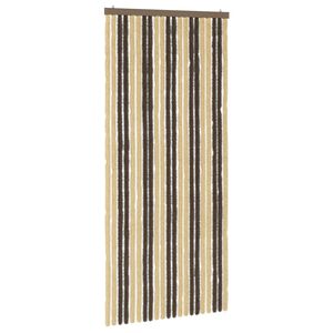 vidaXL S&auml;&auml;sev&otilde;rk Chenille Tumepruun ja Beez 90 x 200 cm 100% PP