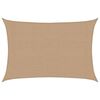 vidaXL p&auml;ikesepuri 160 g/m&sup2;, pruunikashall, 3 x 4,5 m HDPE