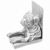 vidaXL Raamatutoed 2 pcs H&otilde;bedane 12 x 15 x 18 cm Alumiinium