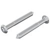 vidaXL Kinnitus 2 pcs H&otilde;bedane M6 x 50 mm Teras