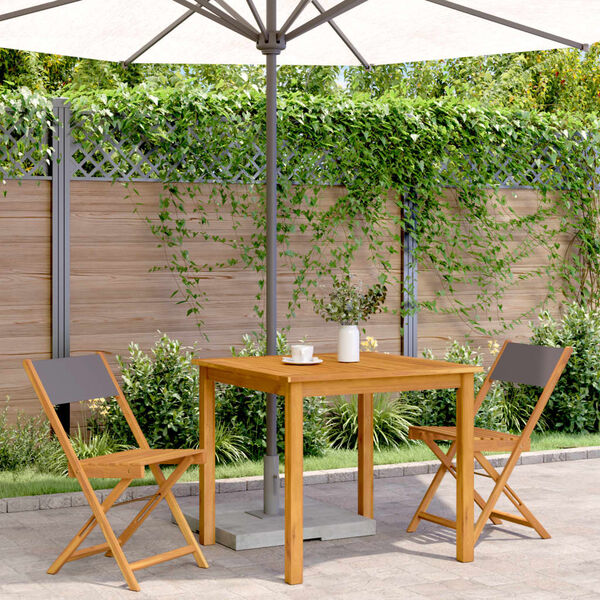 vidaXL bistrootoolid 2 tk, antratsiithall, akaatsiapuit ja kangas