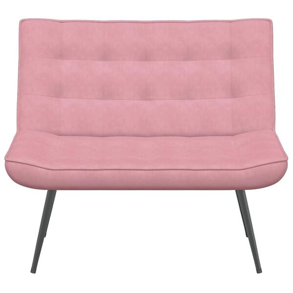 vidaXL pink, roosa, 110x74x84 cm, samet